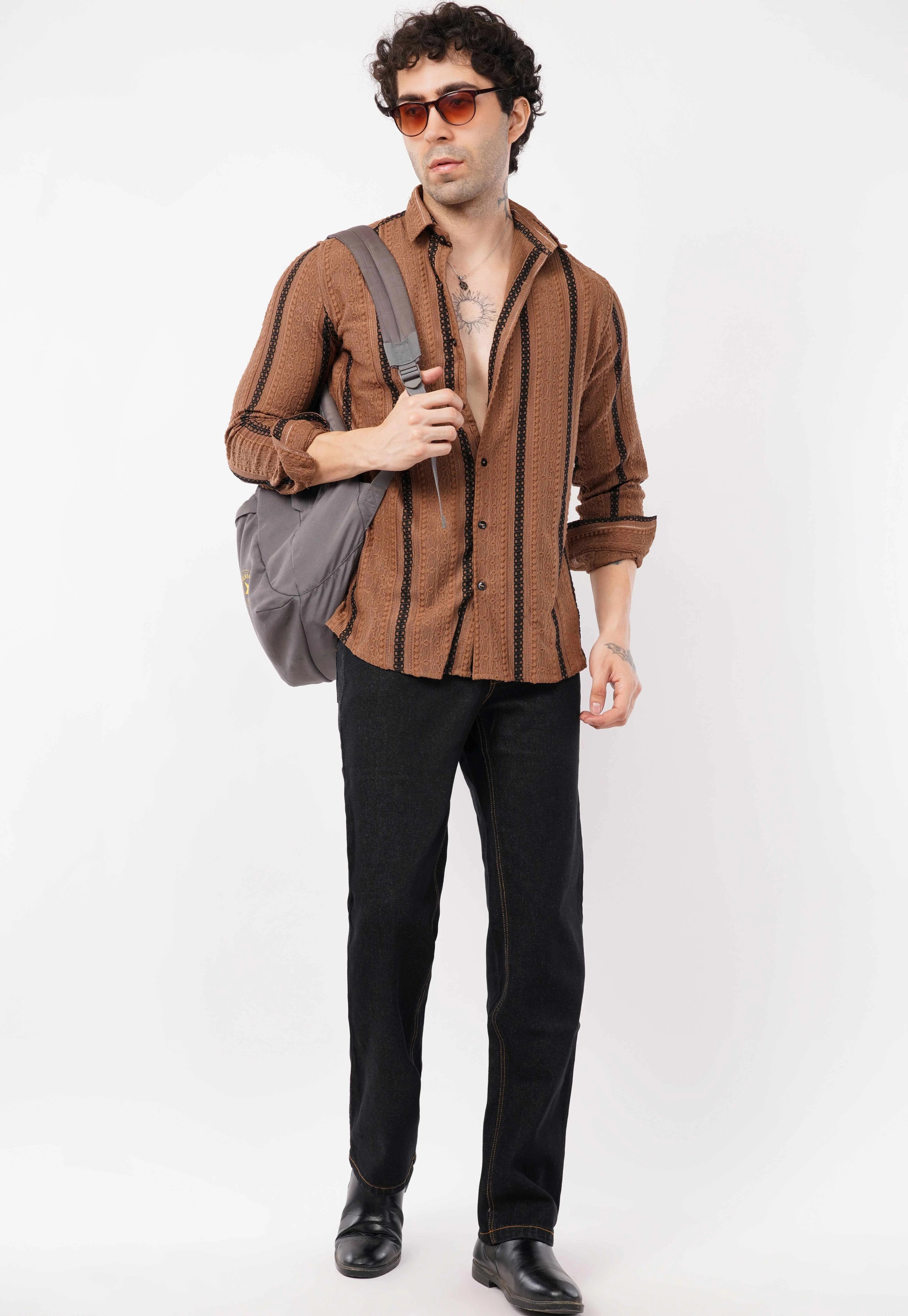 Caramel Rush Full Sleeve Shirt